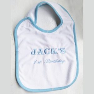 Personalised Embroidered Baby Bib